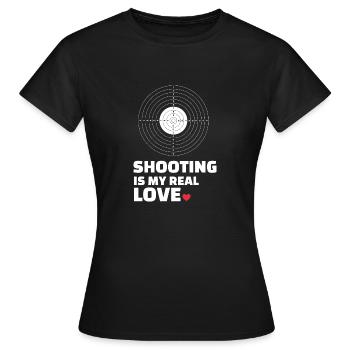 J’adore photographier - T-shirt Femme - noir - Devant - AI Model Female 172 dark (172cm)