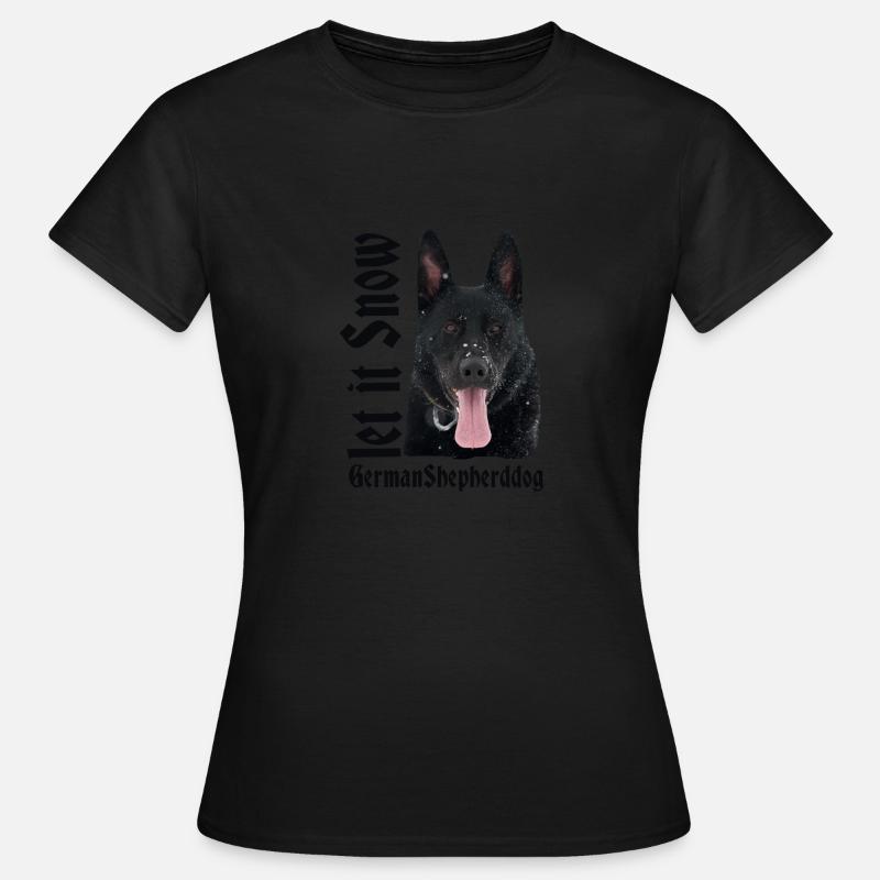 Schäferhund,Deutscher Schäferhund,Hundesport,hunde - Frauen T-Shirt - Schwarz