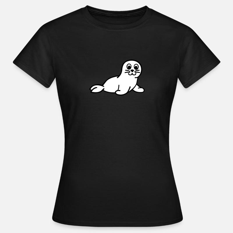 Robbe - Frauen T-Shirt - Schwarz