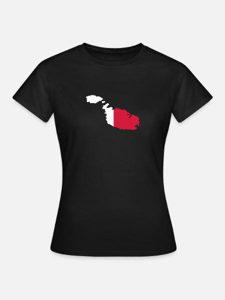 Malta - Frauen T-Shirt - Schwarz