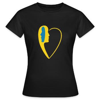 Mon soleil 1 - T-shirt Femme - noir - Devant - AI Model Female 172 dark (172cm)