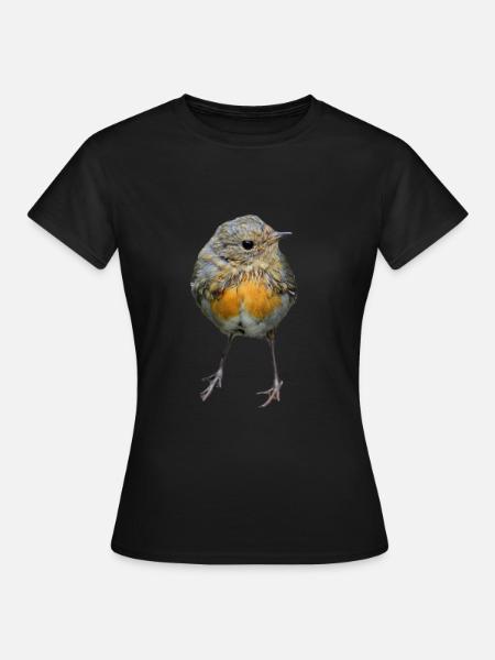 Vogel - Frauen T-Shirt - Schwarz