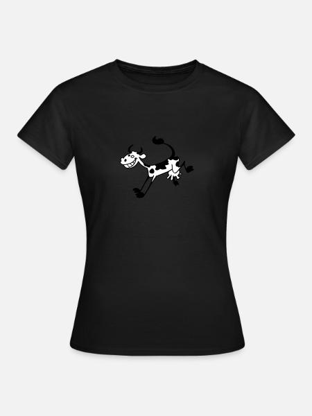 Ah Cow - Women's T-Shirt - black