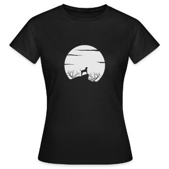 Treeing Walker Coonhound - T-shirt Femme - noir - Devant - AI Model Female 172 dark (172cm)