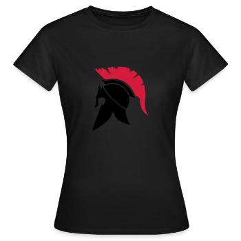 Sparta Warrior - T-shirt Femme - noir - Devant - AI Model Female 172 dark (172cm)
