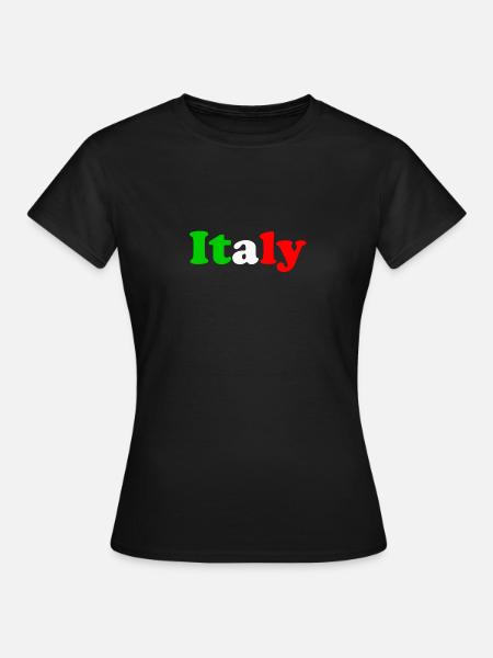 Italy - Frauen T-Shirt - Schwarz