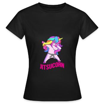 Jiu Jitsu Self Defense - Women's T-Shirt - black - Front - AI Model Female 172 dark (172cm)