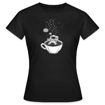 Space shuttle - Frauen T-Shirt - Schwarz - Vorne - AI Model Female 172 dark (172cm)
