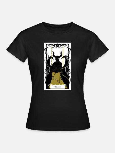 Teufel - Frauen T-Shirt - Schwarz