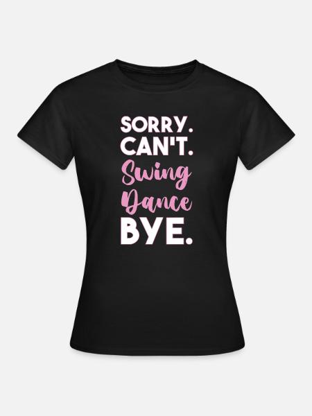 Swing Swing-Musik - Frauen T-Shirt - Schwarz