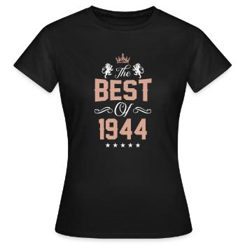 1944 best of - T-shirt Femme - noir - Devant - AI Model Female 172 dark (172cm)