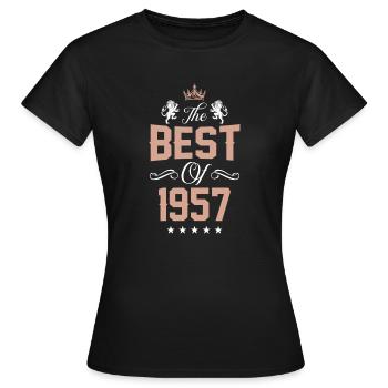 1957 best of - T-shirt Femme - noir - Devant - AI Model Female 172 dark (172cm)