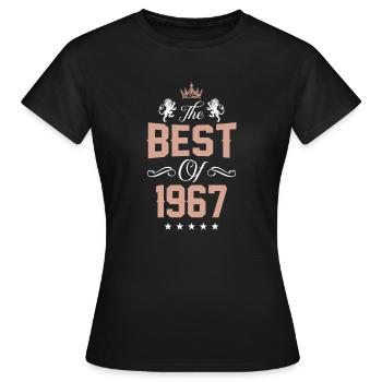 1967 best of - T-shirt Femme - noir - Devant - AI Model Female 172 dark (172cm)
