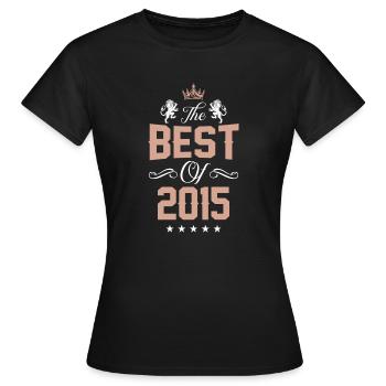 2015 best of - T-shirt Femme - noir - Devant - AI Model Female 172 dark (172cm)