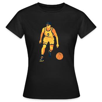 B-Baller Basketball - Frauen T-Shirt - Schwarz - Vorne - AI Model Female 172 dark (172cm)