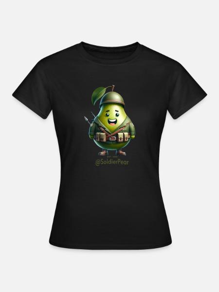 @SoldierPear - Frauen T-Shirt - Schwarz