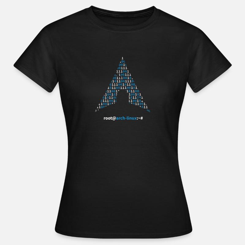 Archlinux - Frauen T-Shirt - Schwarz