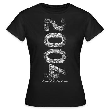 Limited Edition 2004 - Geburtstag 2004 - Frauen T-Shirt - Schwarz - Vorne - AI Model Female 172 dark (172cm)