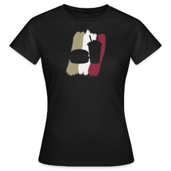 Snack Meal Fast Food - Women's T-Shirt - black - Front - AI Model Female 172 dark (172cm)