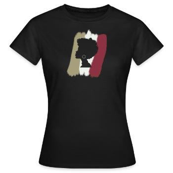 Afro Beat Soul - Women's T-Shirt - black - Front - AI Model Female 172 dark (172cm)
