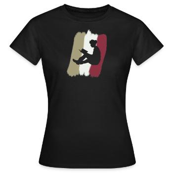 Lire l’auteur de l’éducation - T-shirt Femme - noir - Devant - AI Model Female 172 dark (172cm)