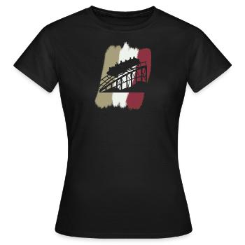 Rummel Kirmes - Frauen T-Shirt - Schwarz - Vorne - AI Model Female 172 dark (172cm)