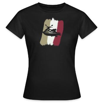 Sports nautiques Jet Ski Bateau à moteur - T-shirt Femme - noir - Devant - AI Model Female 172 dark (172cm)