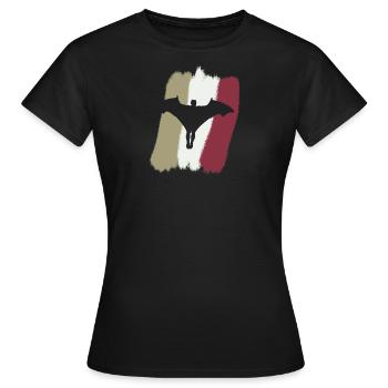 Wingsuit Vol Base Jump - T-shirt Femme - noir - Devant - AI Model Female 172 dark (172cm)