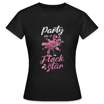 Pool Party Party Holiday Party Time - Women's T-Shirt - black - Front - AI Model Female 172 dark (172cm)
