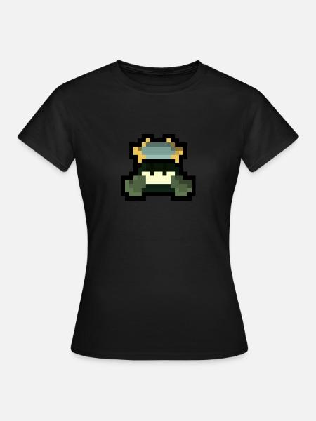 Pixel Boxer - Frauen T-Shirt - Schwarz