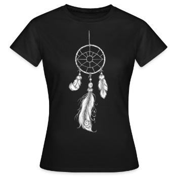 ATTRAPPE REVE 1 - T-shirt Femme - noir - Devant - AI Model Female 172 dark (172cm)