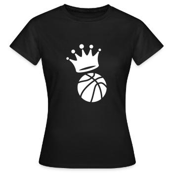 Basketball - Basket ball - Basket-ball - Baskette - Women's T-Shirt - black - Front - AI Model Female 172 dark (172cm)
