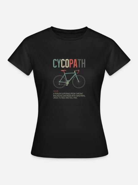 Cycopaat - T-shirt dam - svart