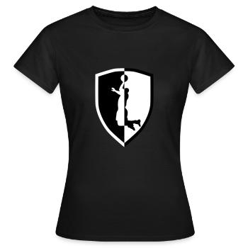 Basketball - slam dunk - T-shirt Femme - noir - Devant - AI Model Female 172 dark (172cm)