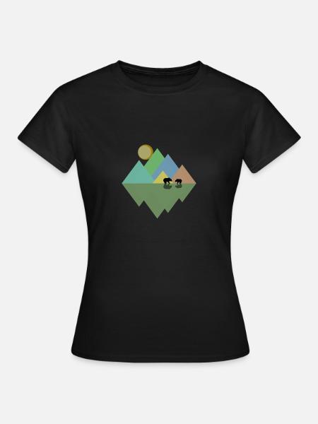 Bears in love - Women's T-Shirt - black