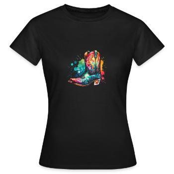 Danse en ligne Danse en ligne Danse en ligne Danse - T-shirt Femme - noir - Devant - AI Model Female 172 dark (172cm)