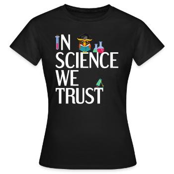 Teacher Researcher Science Scientist - Women's T-Shirt - black - Front - AI Model Female 172 dark (172cm)