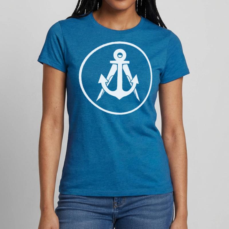 Constructeurs de bateaux constructeurs de bateaux constructeurs de bateaux signes de corporation T-shirt Femme