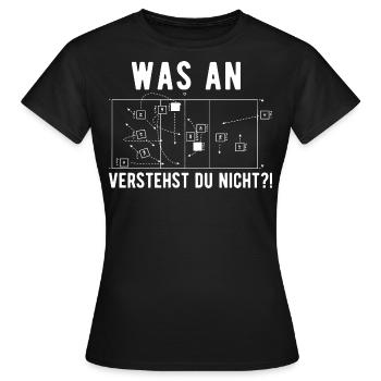 Volleyball Volleyballspieler Volleyballtrainer - Frauen T-Shirt - Schwarz - Vorne - AI Model Female 172 dark (172cm)