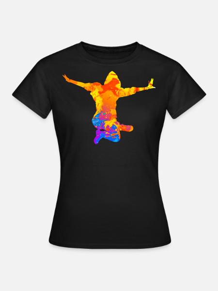 Break Dance Danseurs de danse hip hop - T-shirt Femme - noir