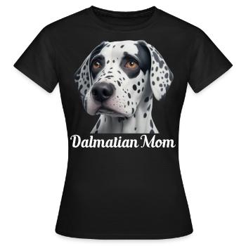 Maman dalmate - T-shirt Femme - noir - Devant - AI Model Female 172 dark (172cm)