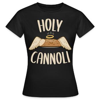 Holy Cannoli Maglietta - T-shirt Femme - noir - Devant - AI Model Female 172 dark (172cm)