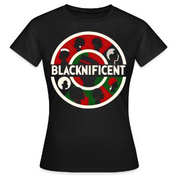 Cercle d’autonomisation - T-shirt Femme - noir - Devant - AI Model Female 172 dark (172cm)