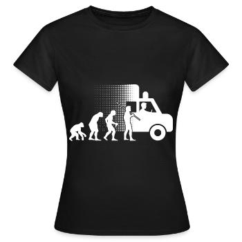 Ambulance Driver Paramedic Ambulance - Women's T-Shirt - black - Front - AI Model Female 172 dark (172cm)