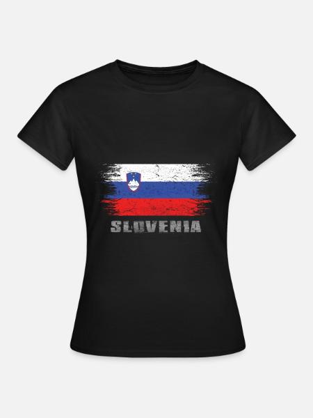 Slowenien - Frauen T-Shirt - Schwarz
