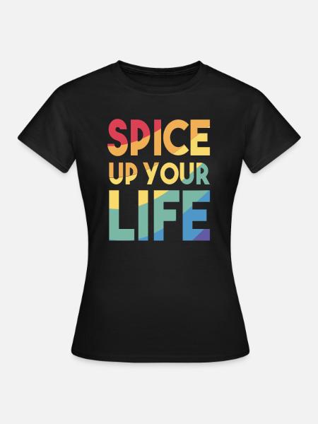 Spice Up Your Life Lgbt - Frauen T-Shirt - Schwarz