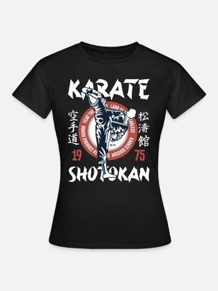 Karate Shotokan - Frauen T-Shirt - Schwarz