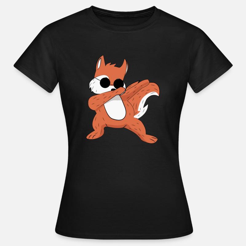 Dabbing Fox Dab Fox - Women's T-Shirt - black