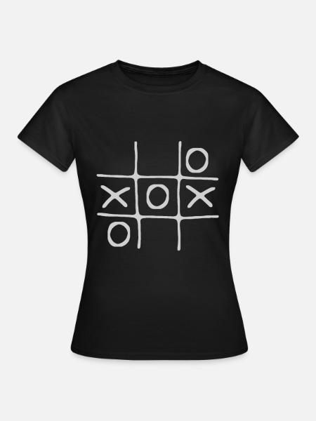 Tic Tac Toe - T-shirt Femme - noir