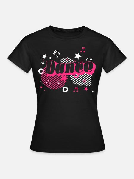 dance crazy - Frauen T-Shirt - Schwarz